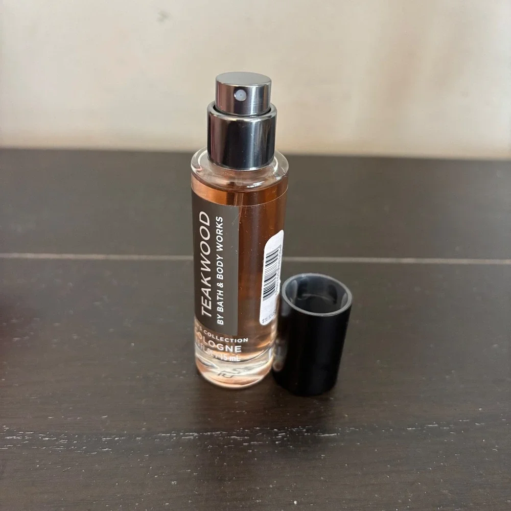 Bath & Body Works | Teakwood Men's Cologne Spray | 0.5 oz 15 mL | Travel Size